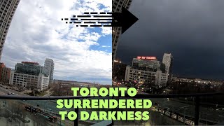 Toronto Surrendered to Darkness | 2-Minute Time Lapse of the Total Eclipse (You Won't Believe It!)