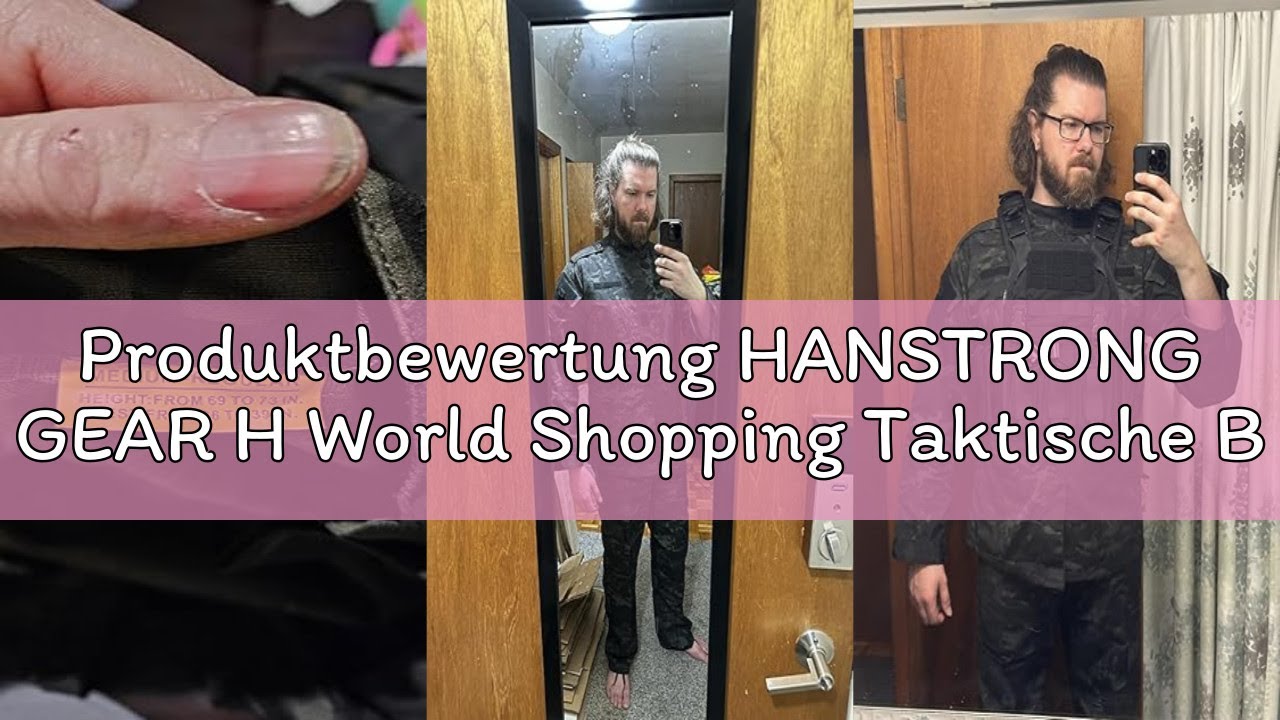 Produktbewertung HANSTRONG GEAR H World Shopping Taktische BDU-Kampfuniform, Jacke und Hose, Anzug f