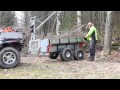 ATV Multivagn Med Kran & Elvinsch