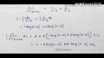 Integration of Improper rational functions