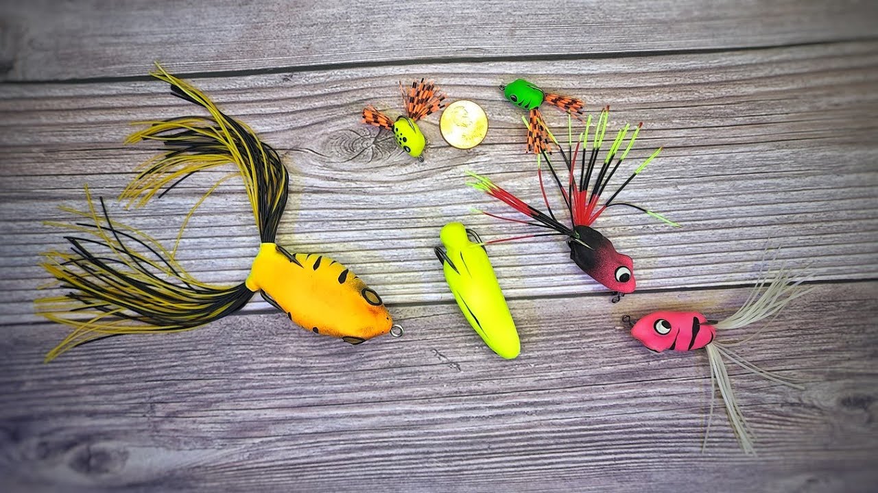 Unboxing Handmade Frog Lures from Papinka Lure - some are tiny