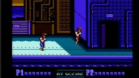 Double Dragon II NES 2-Player Speed Run - Part 1