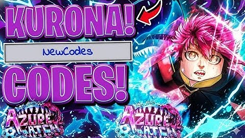 ✨🦈 ROBLOX AZURE LATCH CODES *KURONA SHARKBITE* | ALL NEWEST KURONA UPDATE CODES FOR AZURE LATCH 