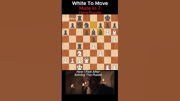 🚨 INSANE 🚨 Chess Puzzle #5 – Can You Find the MATE IN 7?!