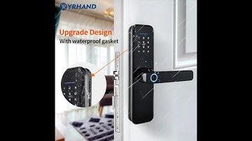 Electronic Door Lock X5 Waterproof Tuya Biometric Fingerprint Security Intelligent Smart WiFi APP