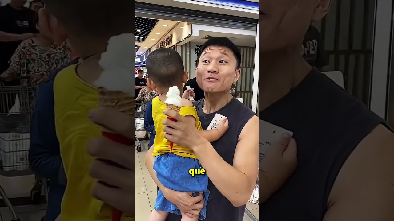 El Papá Escondía Su Helado Porque Su Hijo Estaba Enfermo 😱