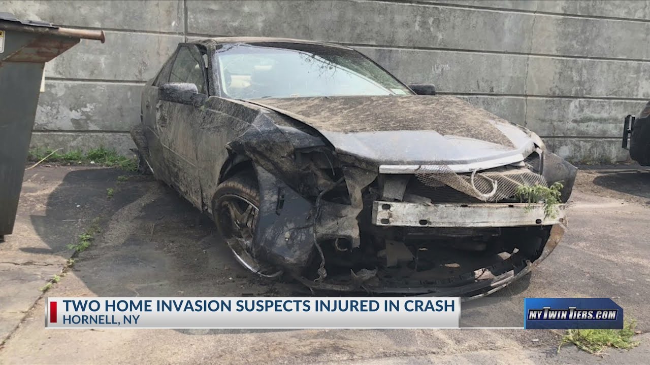 Two Hornell home invasion suspects injured in crash YouTube