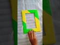 Beautiful photo frame craft idea // How to make photo frame with cardboard #shorts #love