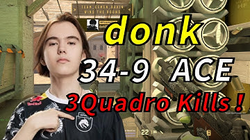 CS2 donk ACE POV Faceit Mirage (34-9) | 24/07/24 #cs2 #demo