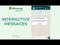 WhatsApp API interactive messages