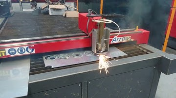 Esprit Arrow CNC Plasma Cutting Test with Hypertherm Powermax 600