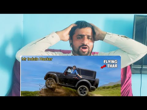4 x 4 Flying Mahindra Thar...Not For Sale... हाँ थार उड़ती है | Extreme Durability Test | Reaction!!