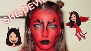 SHE DEVIL Halloween Makeup Tutorial 2018