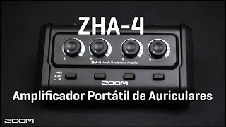 Zoom ZHA4 Amplificador de Auriculares Portátil