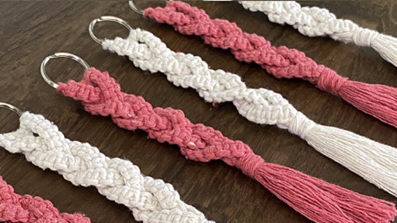 Chaveiro em Macramê | MACRAMÊ PARA INICIANTES