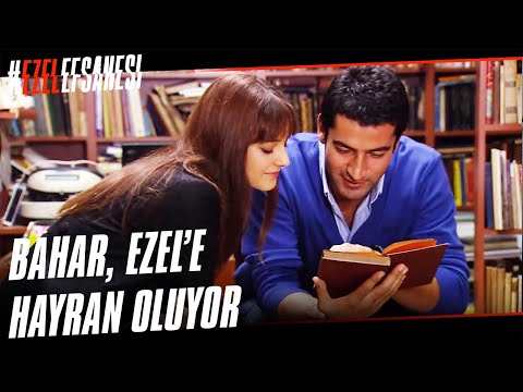 Ezel ve Bahar Kütüphane Sahnesi | Ezel 7. Bölüm