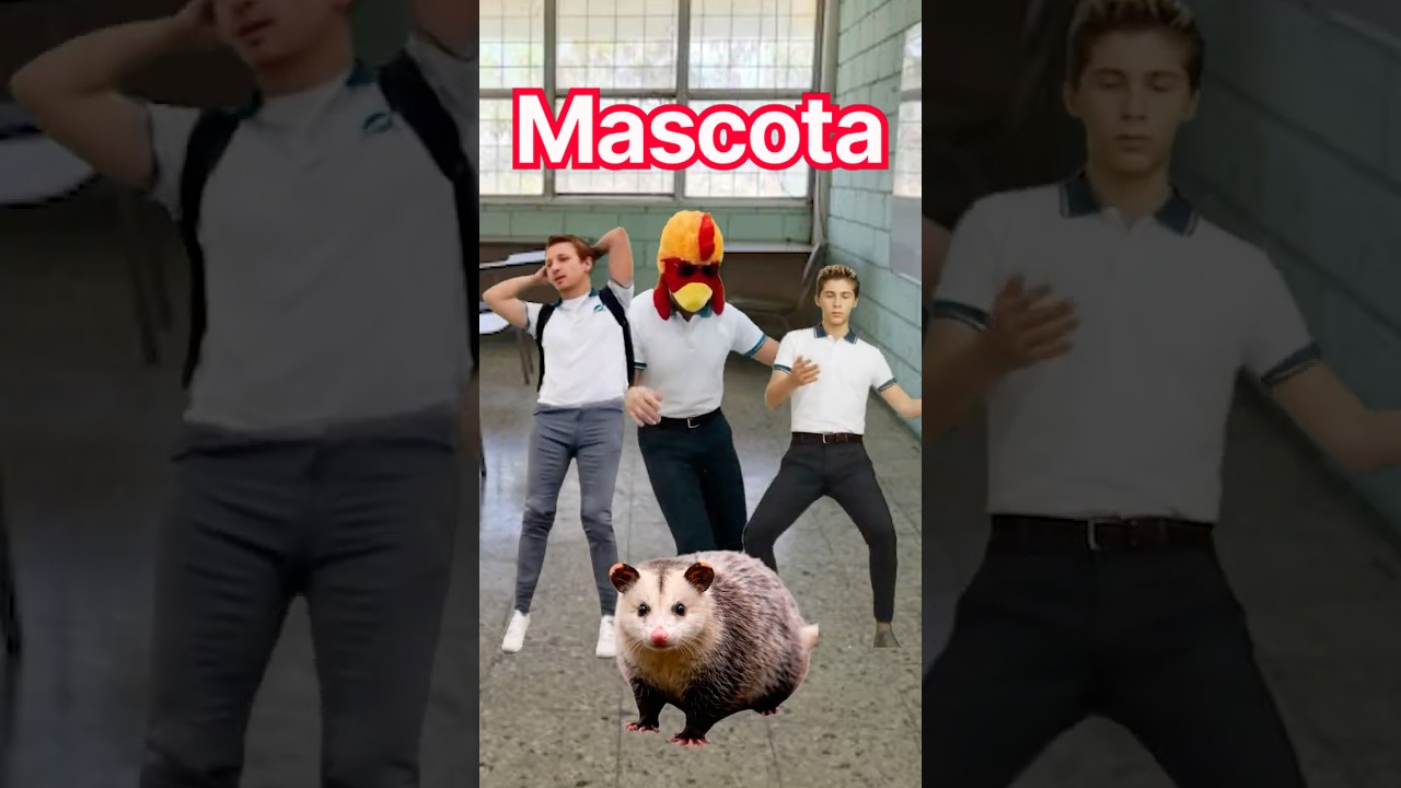 La Mascota de la Escuela 🐱🔥 #Minecraft #Short