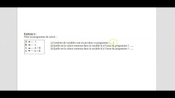 Algorithme 4 Variable affectation Illustrations