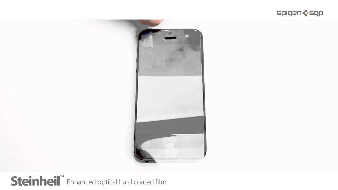 Наклейка пленки SPIGEN SGP Steinheil для iPhone 5