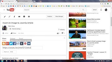 Add a YouTube Video To Joomla Web Site