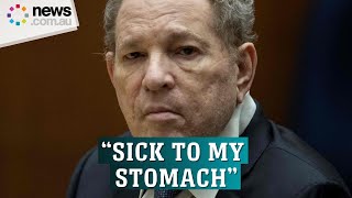 Harvey Weinstein accuser 'sick' after conviction overturned