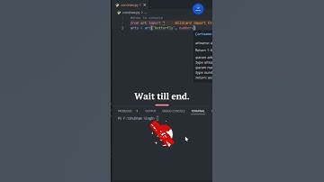 print drawings in console using python AMAZING! #shorts #short