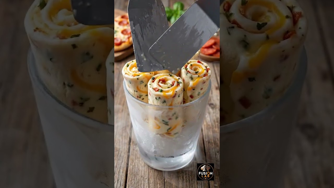 Pizza Ice Cream Roll?! 🍕🍦 The Craziest AI Food Experiment Yet! #shorts