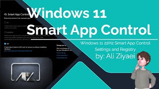 Windows 11 22H2 Smart App Control Settings and Registry screenshot 2