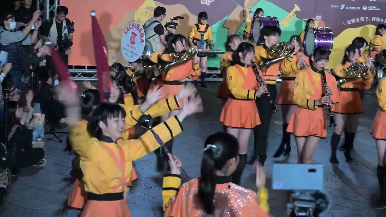 【4K】橘色惡魔·橘高校吹奏部·中山堂前演出·20251218