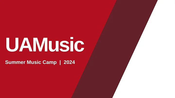 UAMusic  |  Jr. High Afternoon Performances  |  2024 UA Summer Music Camp