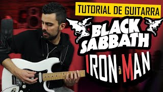 Cómo tocar IRON MAN Guitarra + Solo Completo Tutorial Tablatura Black Sabbath