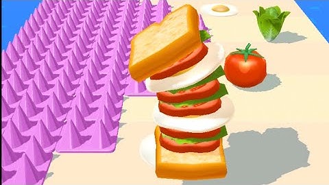 Sandwich Runner - All Levels Gameplay Android, iOS