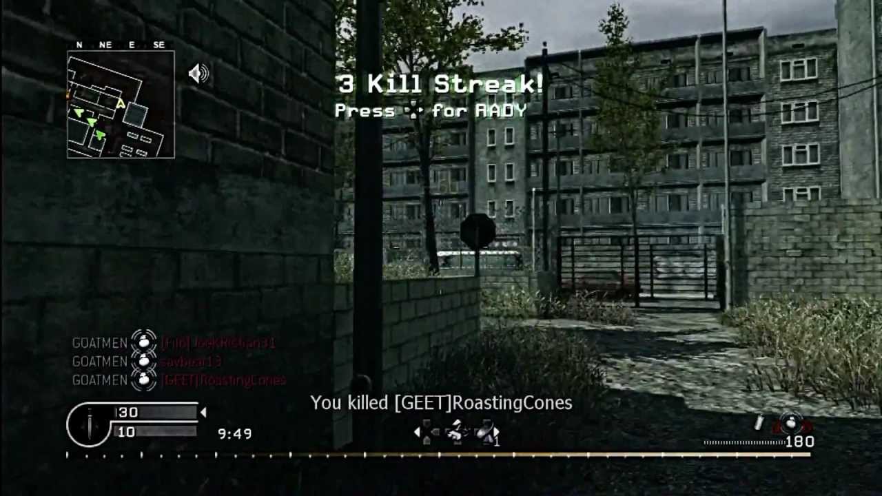 Call of Duty 4 : Solo Reaction to Triple Spawn Nade on Vacant TDM