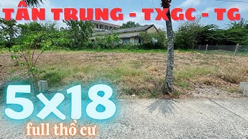 MS565 ( ĐÃ BÁN ) Bán 3 nền đất đầu tư đường bê tông ô tô ấp Ông Non xã Tân Trung thị xã Gò Công TG
