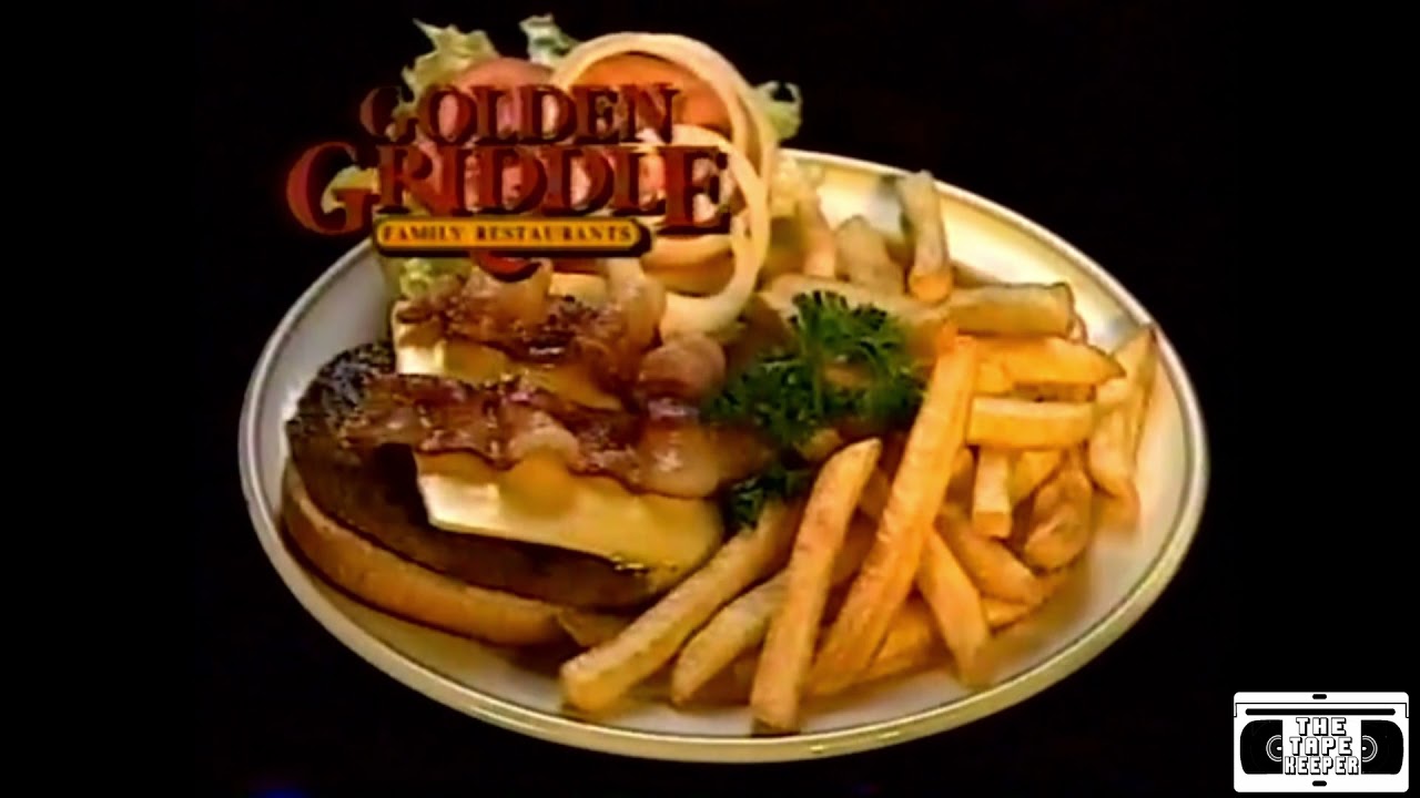 Golden Griddle Value Menu Burger Commercial - 1992