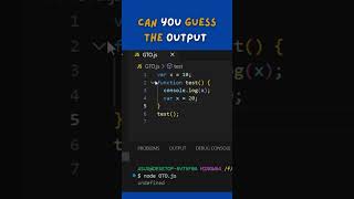 #1 JavaScript Guess the Output 🤯 | Tricky Coding Challenge #javascript #shorts #series