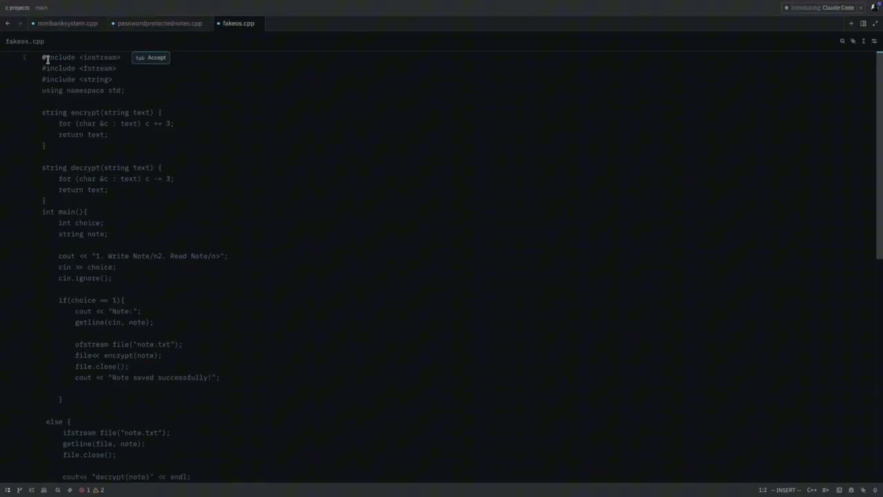 I Created a Fake Operating System Using C++