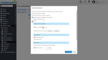 How To Add Fee Schedules