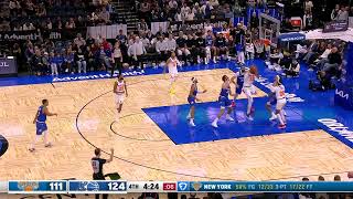 Goga Bitadze Rises To Block The Shot