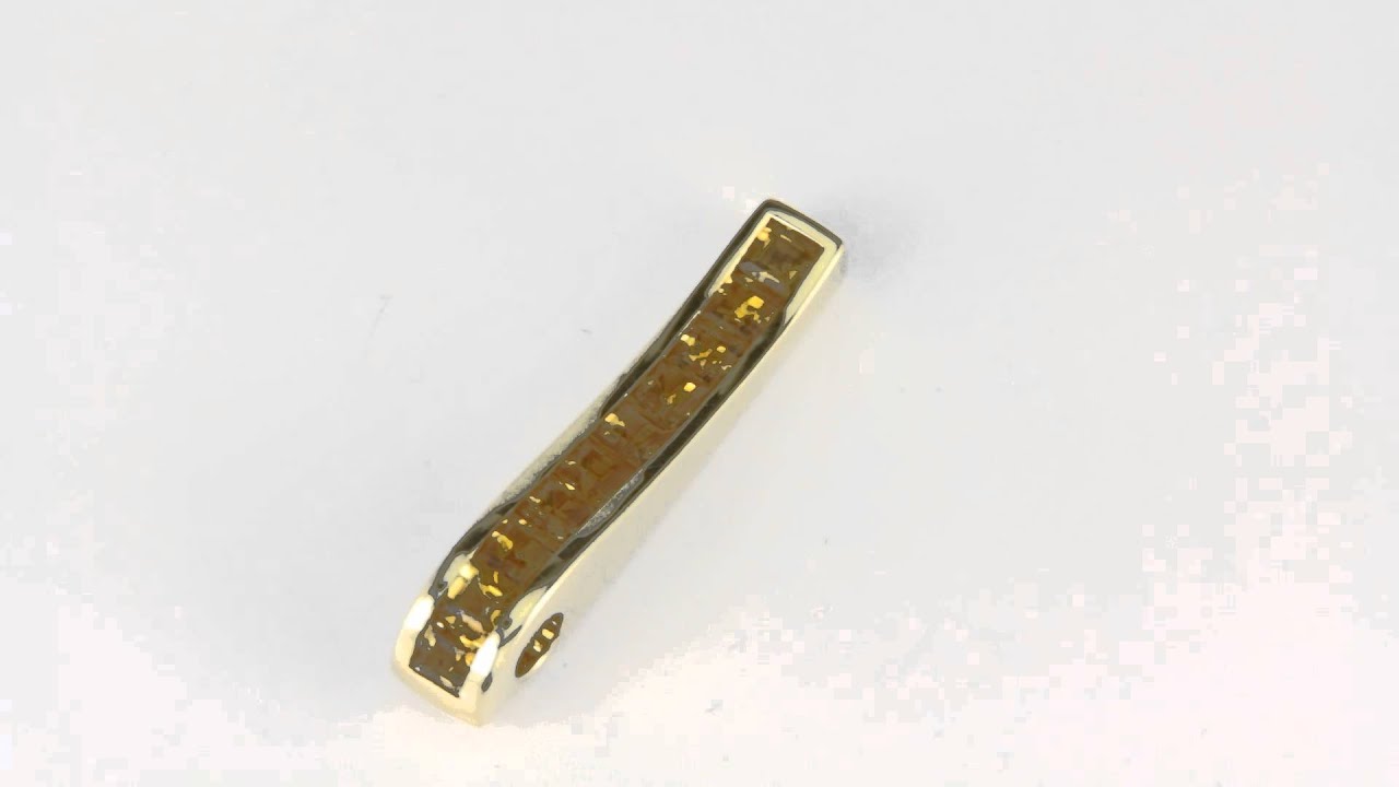 Gouden Hanger Met Citrien Edelsteen 18 Krt