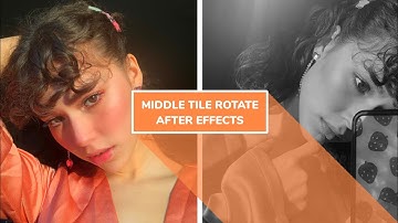 *.✧ Middle tile rotate transition w/voiceover | after effects