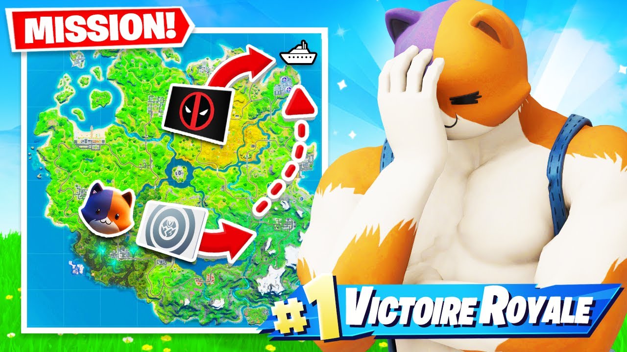 J'ai accept?� la MISSION SECR??TE de Miaouscl?� sur FORTNITE