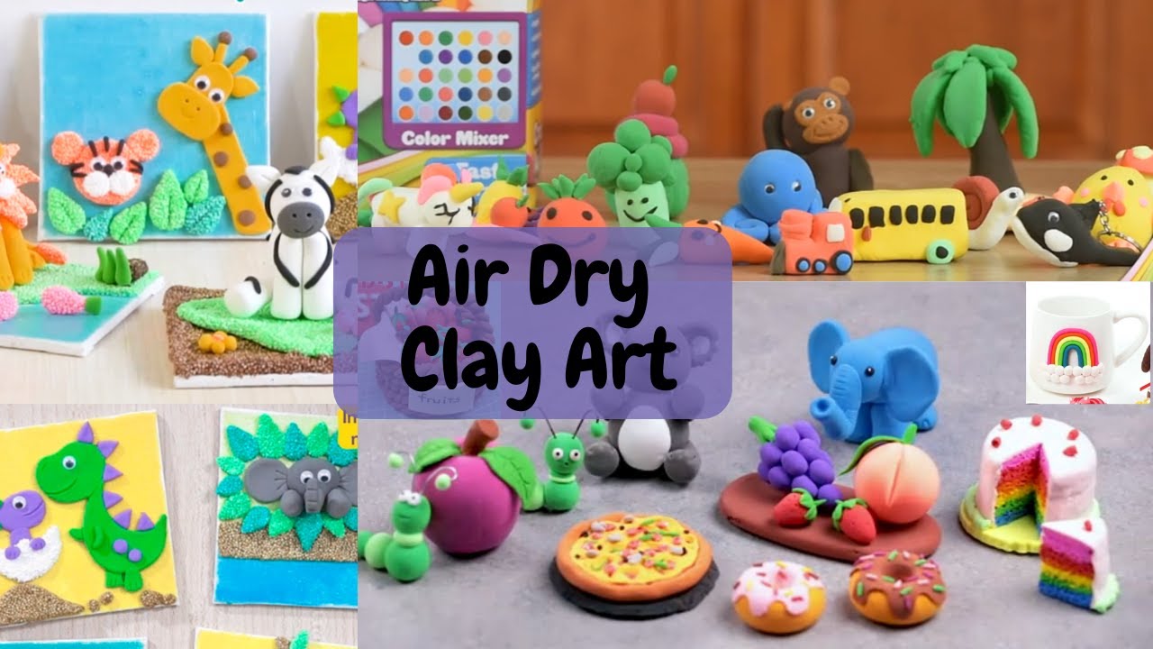 Clay Educational Tool, Jovi Air Dry Clay, Clay Crafts Toy, Clay White