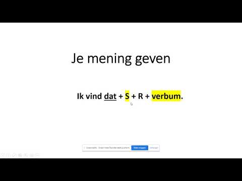 Video: Wanneer gebruik je opined in een zin?