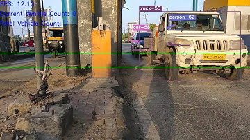 Vehicle registration plate recognition along with  vehicle counting