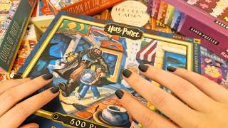 ASMR | my puzzle collection 🧩 (whispers, tapping, scratching)