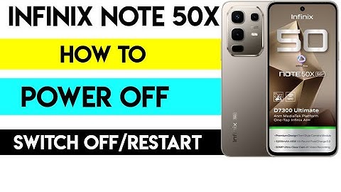 Infinix note 50x 5g how to turn off | reset / power off You Must Know 2025