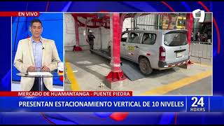 24Horas VIVO presentan estacionamiento vertical de 10 niveles