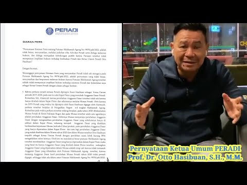 Pernyataan Ketua Umum