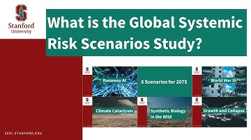 What is The Stanford Global Systemic Risk Scenarios Study?
